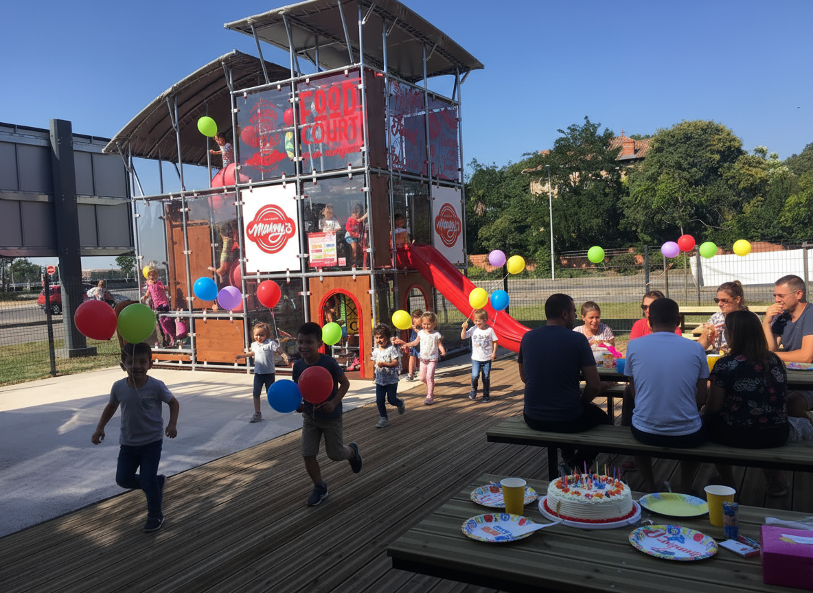 Espace familial Mamy's Food Court Toulouse